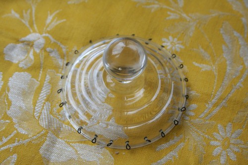 Lustre coupelle cristal - lustre,