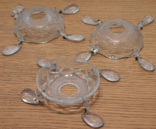 Vintage lot coupelle verre - lot, en